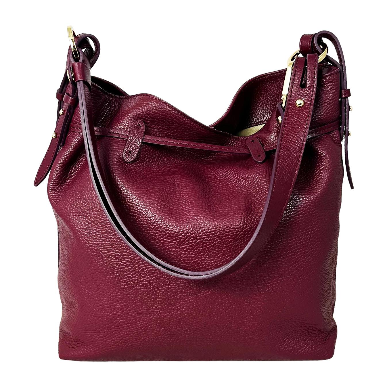 Borsa a spalla Cheval Firenze Fenice Bordeaux