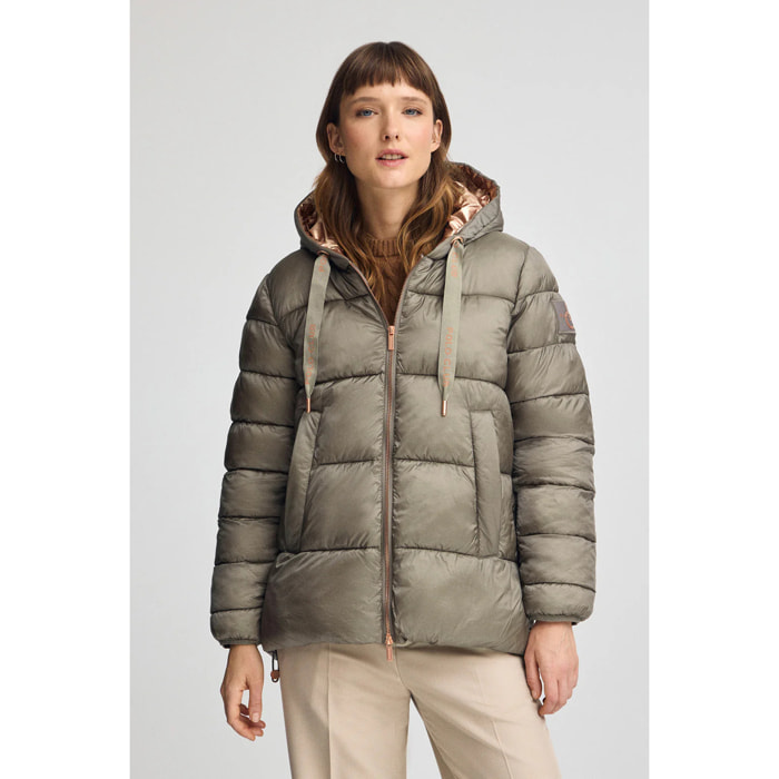 Giubbotto Ingrid verde militare con logo Polo Club