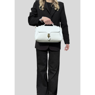 Borsa a Mano Elegante in Vera Pelle Made in Italy
