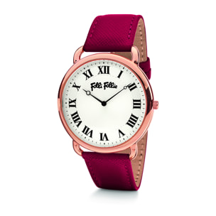 Reloj Folli Follie WF16R014SPR Mujer Analogico Cuarzo con Correa de Piel