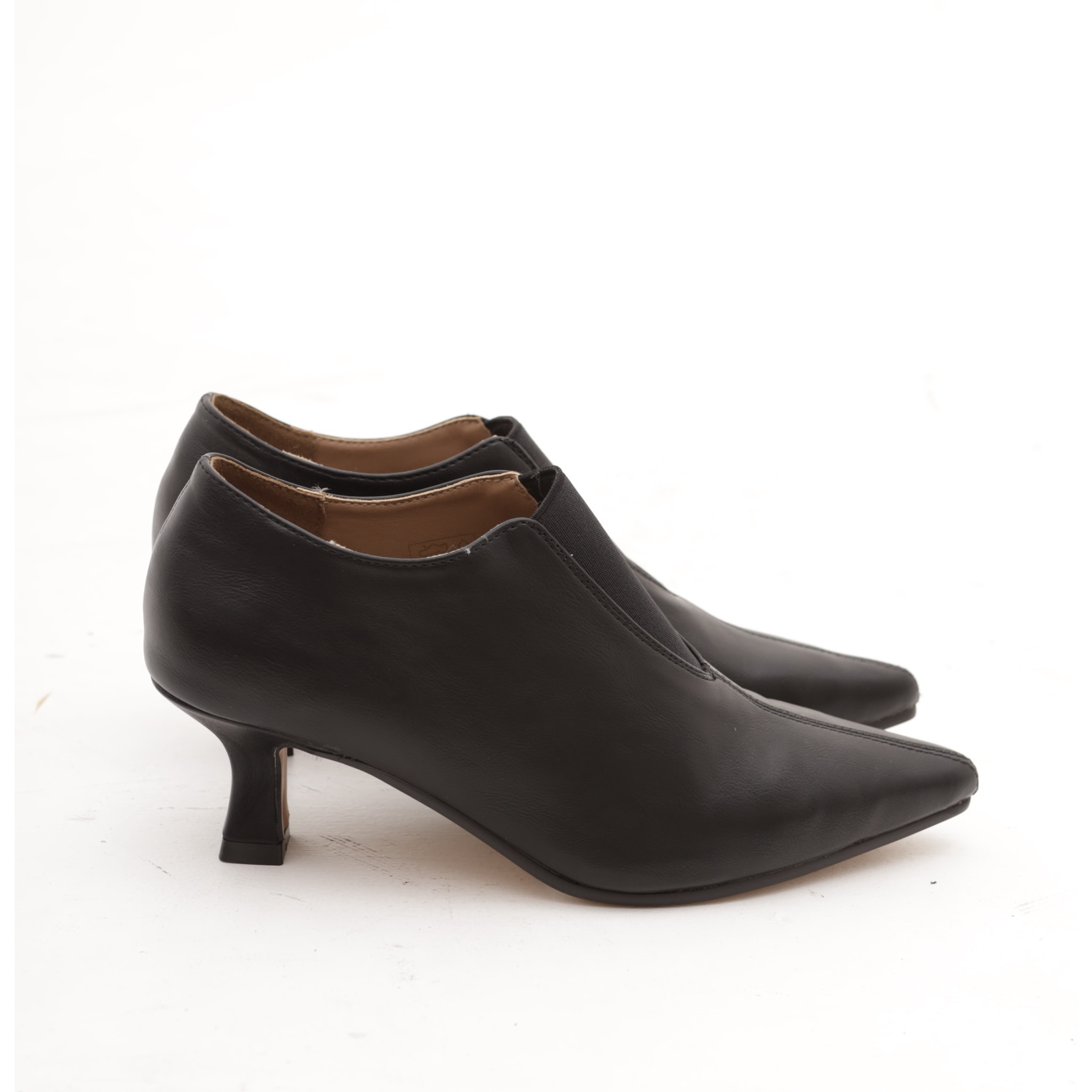 TRONCHETTO ELASTICO TACCO NERO