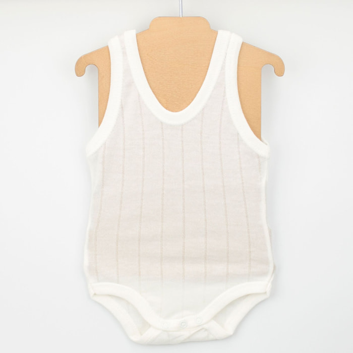 Body bebé tirantes algodón rayas