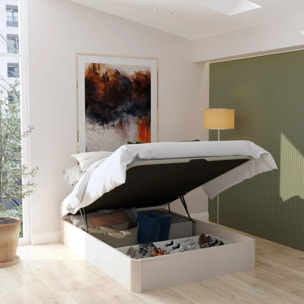 Canapé con zapatero 135x190 cm en artic Luxury Plus 3D Artic