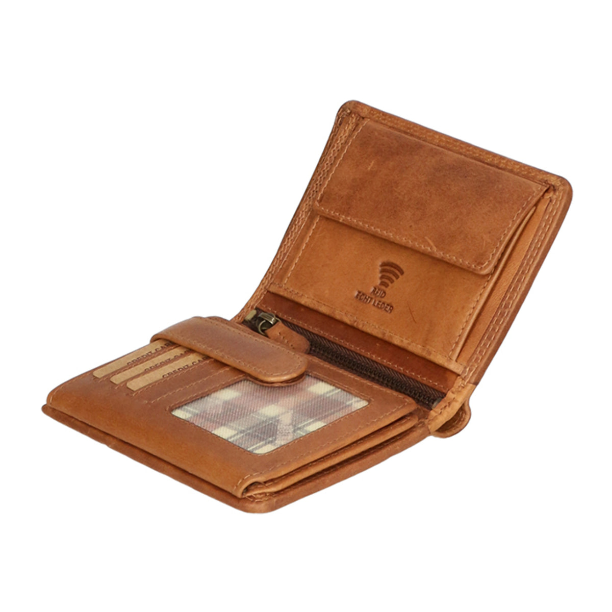 Portafoglio  da uomo In Vera pelle Made in Italy 13x10x3 cm