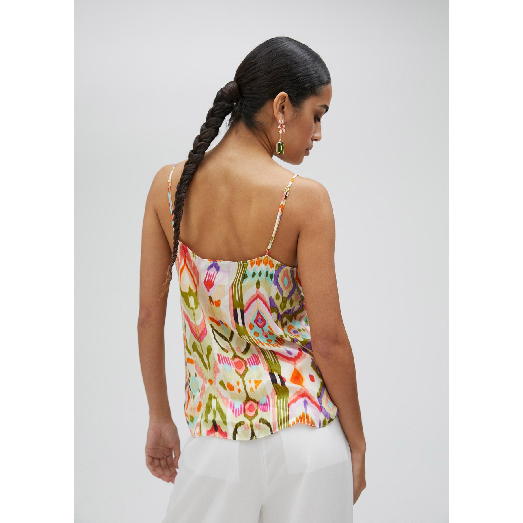 Top setoso stampato