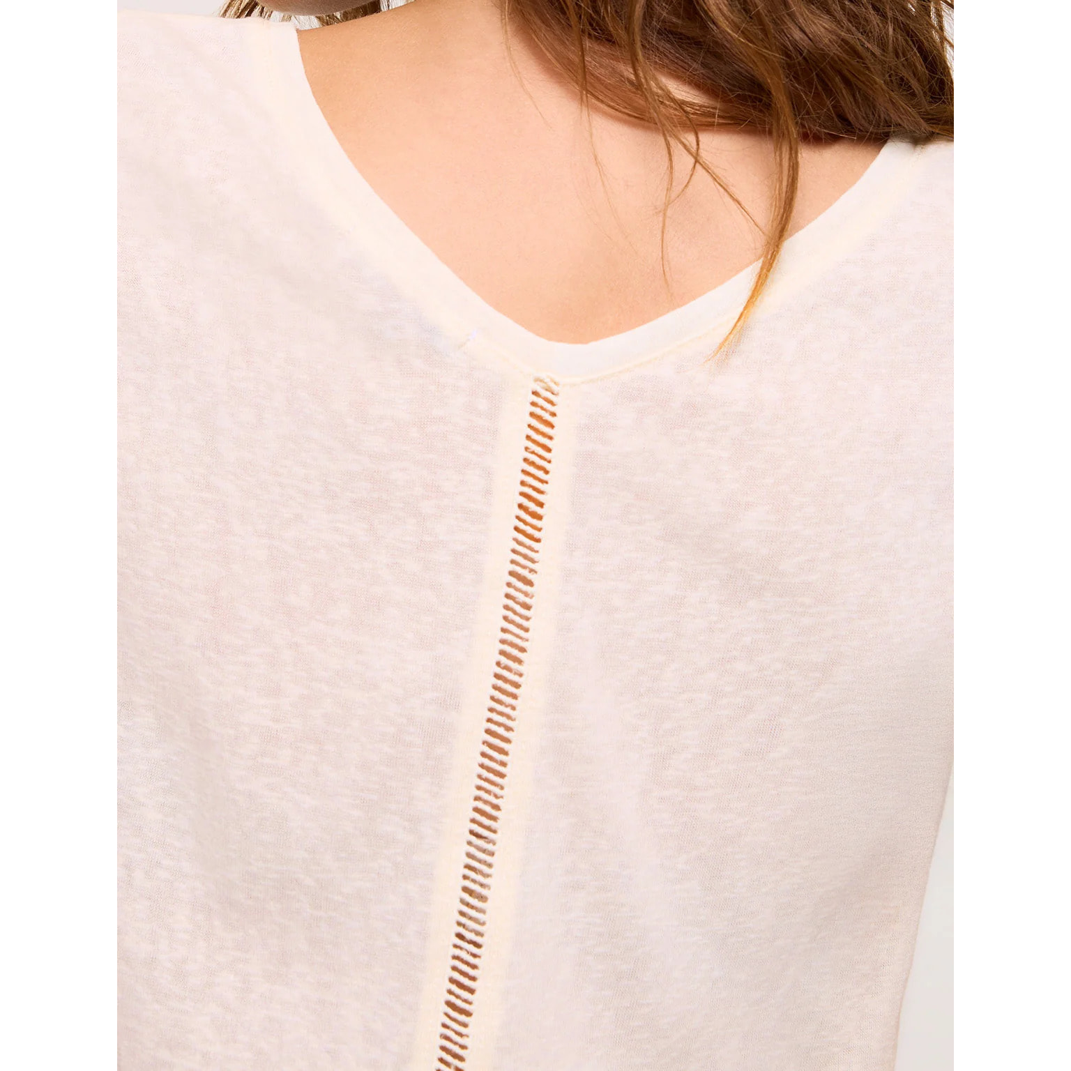 Camiseta Tirantes Detalle Calado Espalda Beige - Kia