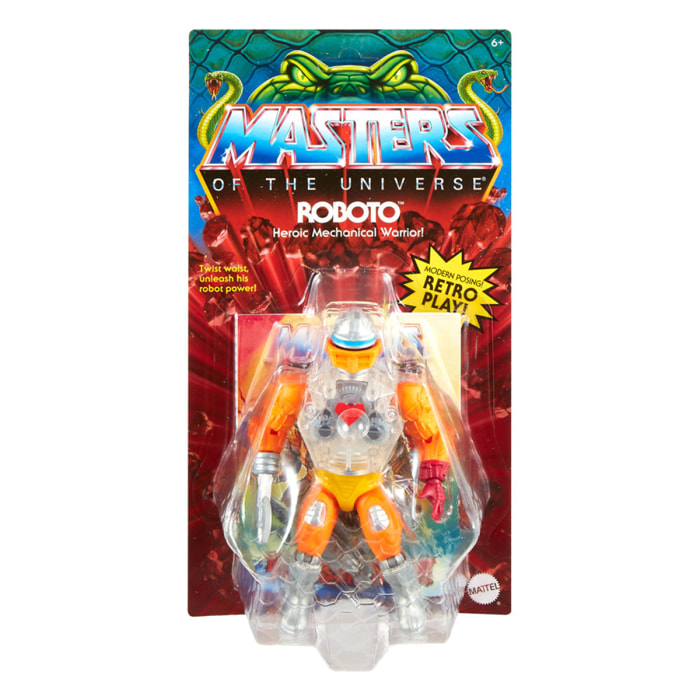 Masters Of The Universe Origins Action Figura Roboto 14 Cm Mattel