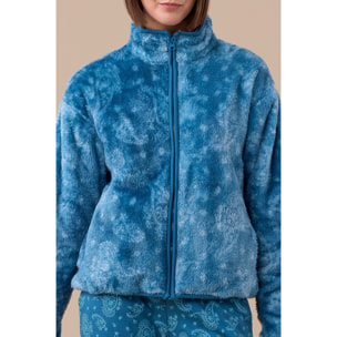 Giacca donna eco pelliccia articolo cachemire. Noidinotte