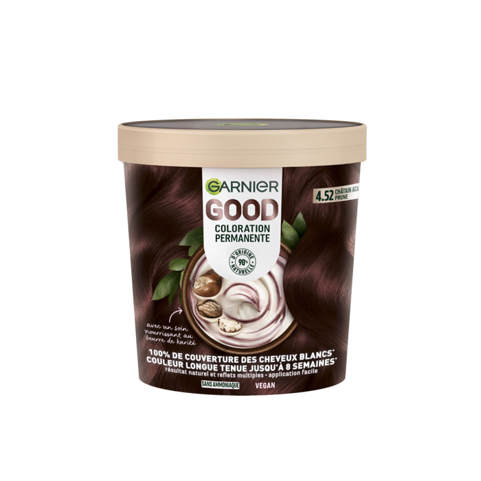 Garnier Good Coloration 4.52 Châtain Acajou Prune 120 g