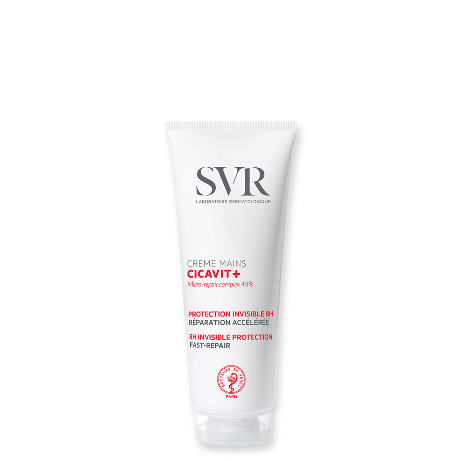Cicavit+  - Crème Mains Protection Invisible 8h - Réparation Accélérée 75G