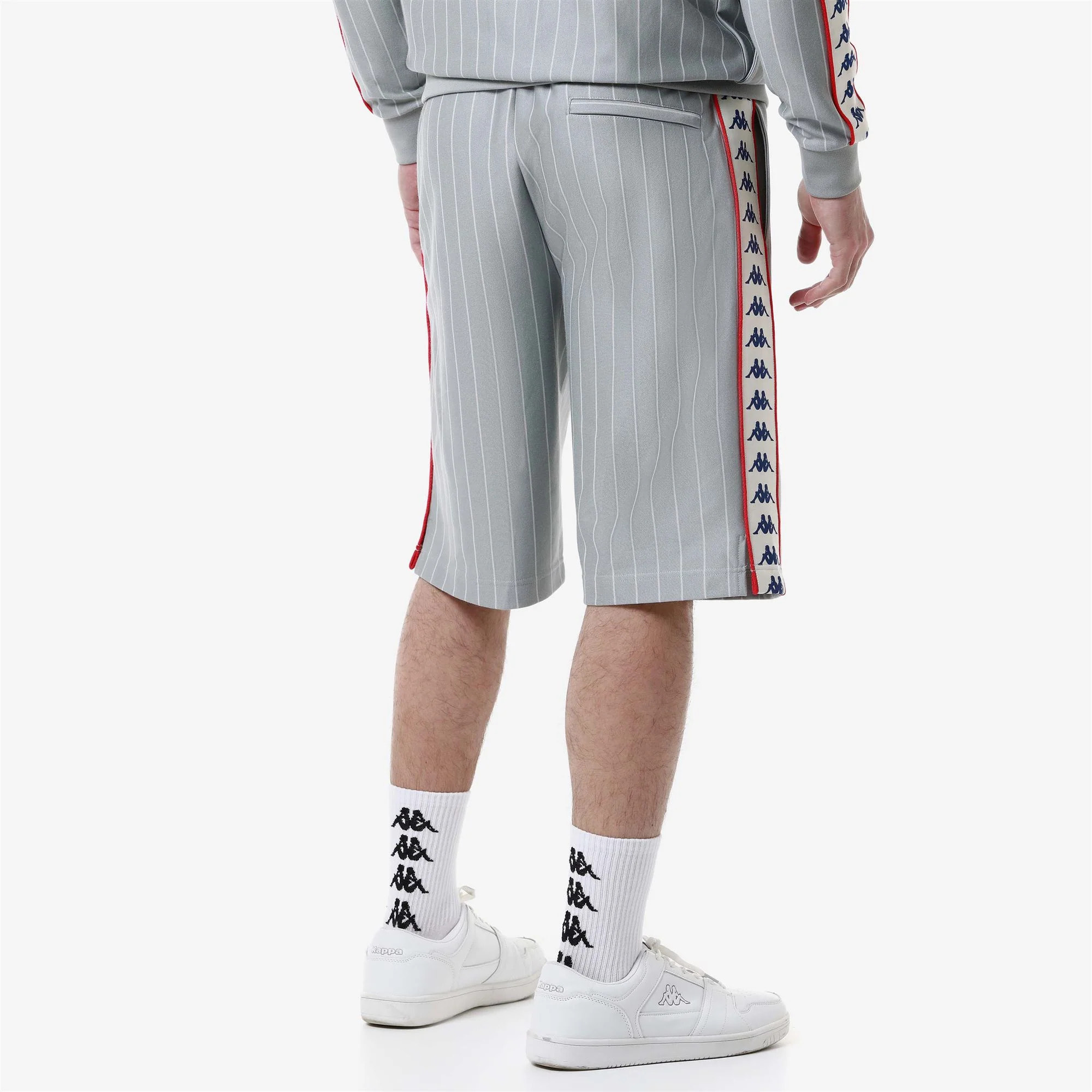 Kappa - Pantaloncini Uomo Grigio - 222 BANDA LULLO