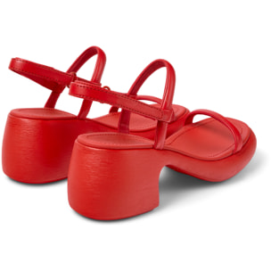Sandalias - CAMPER Thelma Sandal - Rojo - Cuero liso