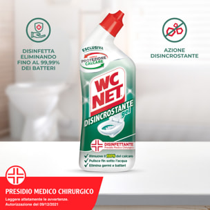 4x WC Net Disincrostante Gel Presidio Medico Chirurgico - 4 Flaconi da 700ml