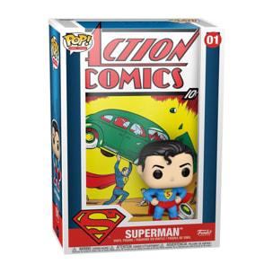 DC Action Comics Funko POP Comic Cover Vinile Figura Superman 9 cm