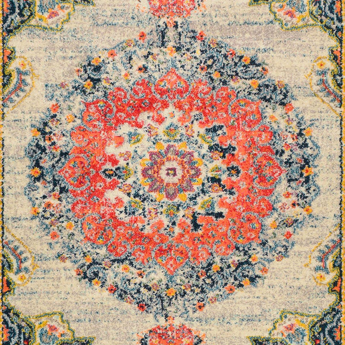 Tapis orient tissé motif traditionnel RUBI