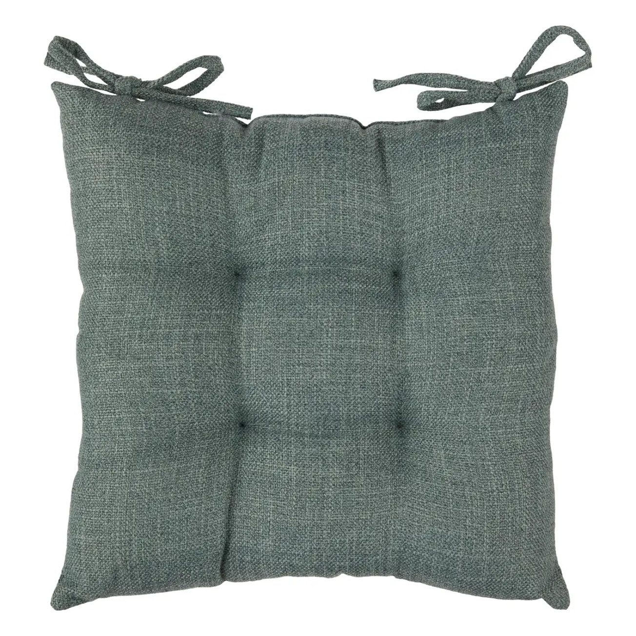 Galette de chaise "Clem" vert foncé 38x38cm