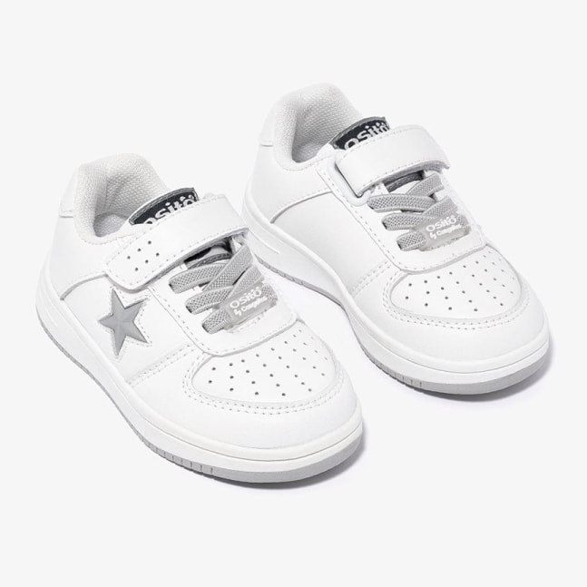 Zapatillas Deportivas de Bebés con luces en Blanco