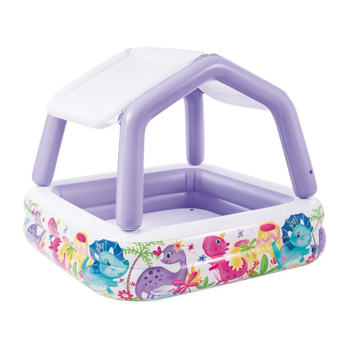 Intex Piscina Acquario con Tettoia Removibile, 157x157x122 cm