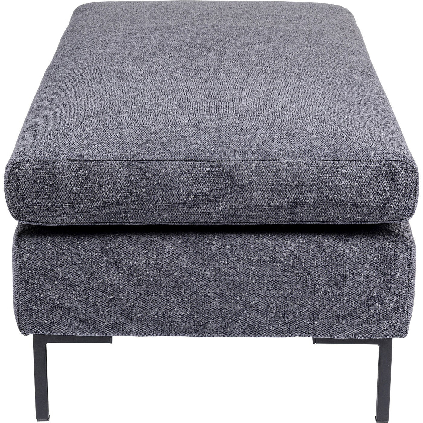 Pouf Gianni gris foncé Kare Design