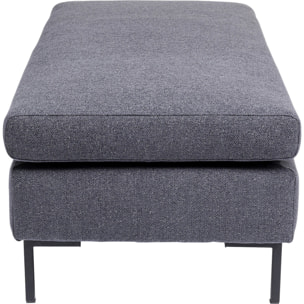Pouf Gianni gris foncé Kare Design