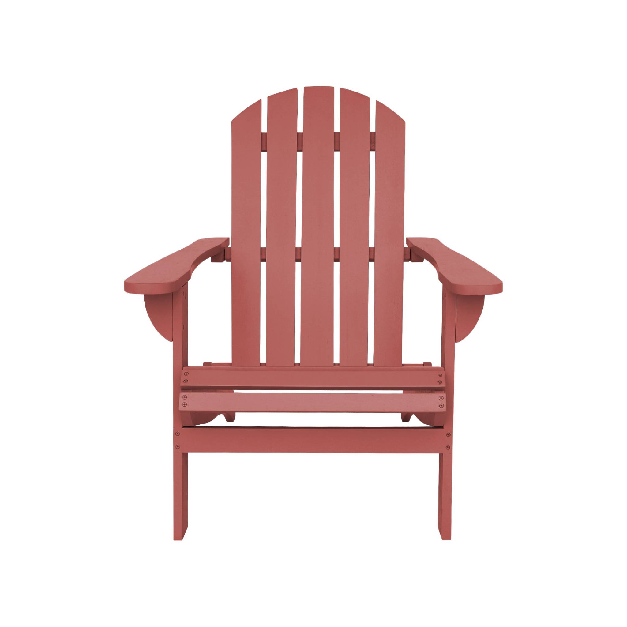 Fauteuil adirondack terracotta en bois d'acacia avec accoudoirs KERINA. plusieurs coloris. 90 x 71 x 91.5 cm