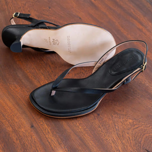 Sandalias con tacón S3166 NAPPA CREAM/ GLERA color Cream