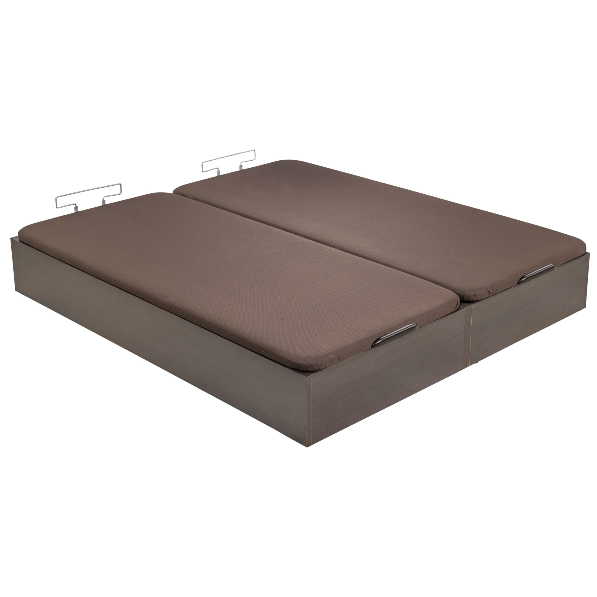 Canapé Abatible 32CM | ENVÍO, MONTAJE Y RECOGIDA ANTIGUO INCLUIDO | Madera | Color Wengué | Gran capacidad | ROYAL SLEEP