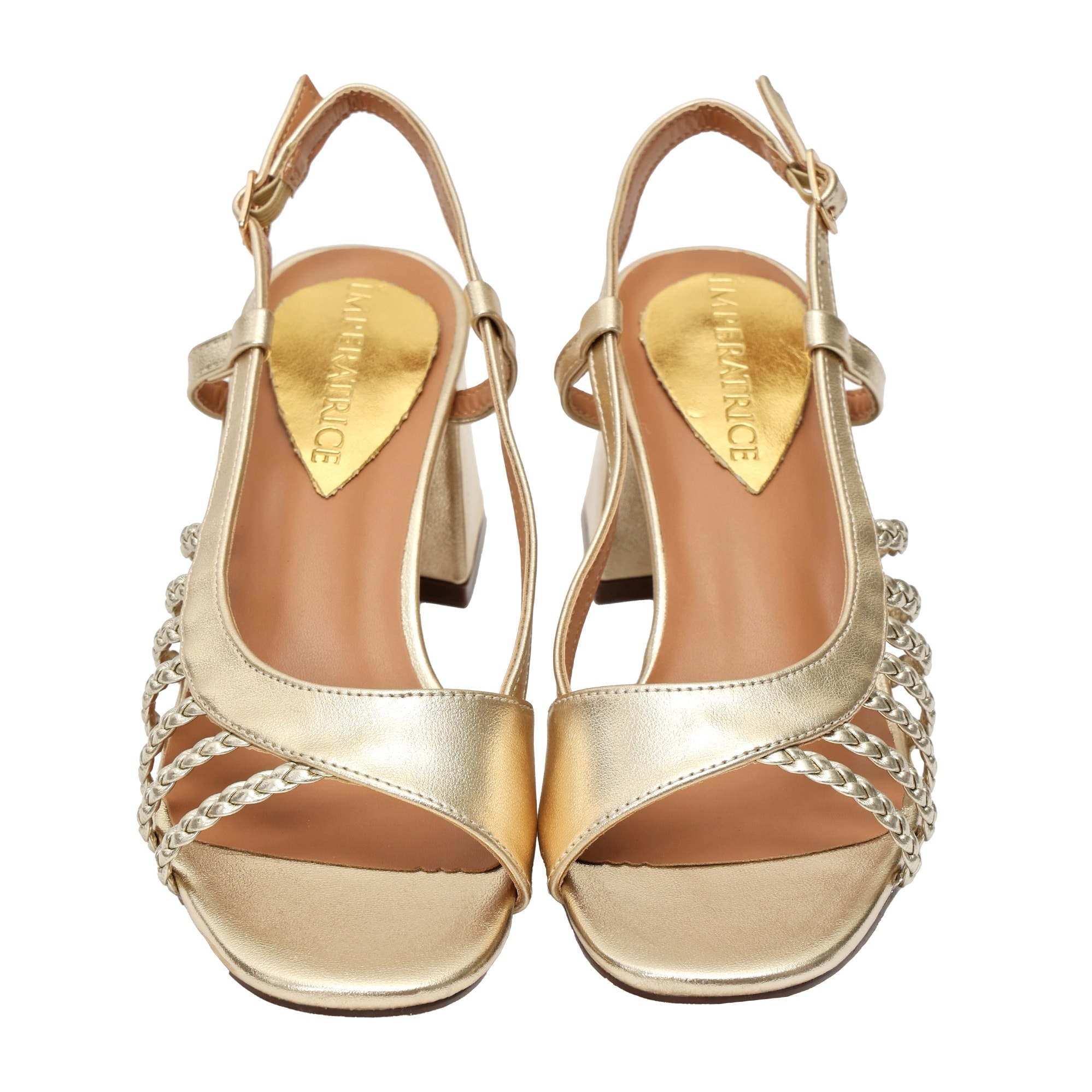 Sandali cinturino regolabile - tacco 7,5 cm