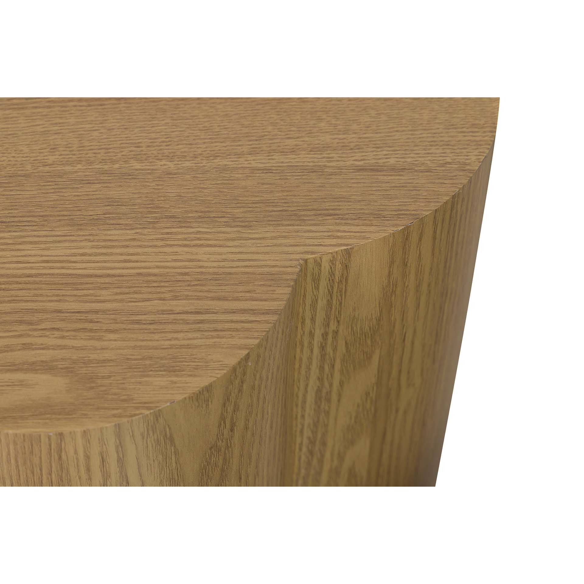 Set 2 Mesas Mdf Marrón 59x59x41 40x40x52 Cm
