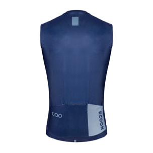 Maillot sin mangas ECOON modelo Alpe D´Huez en color Azul