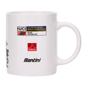 2025 Uci Mtb World Championships - Tasse Valais - Blanc - Unisex