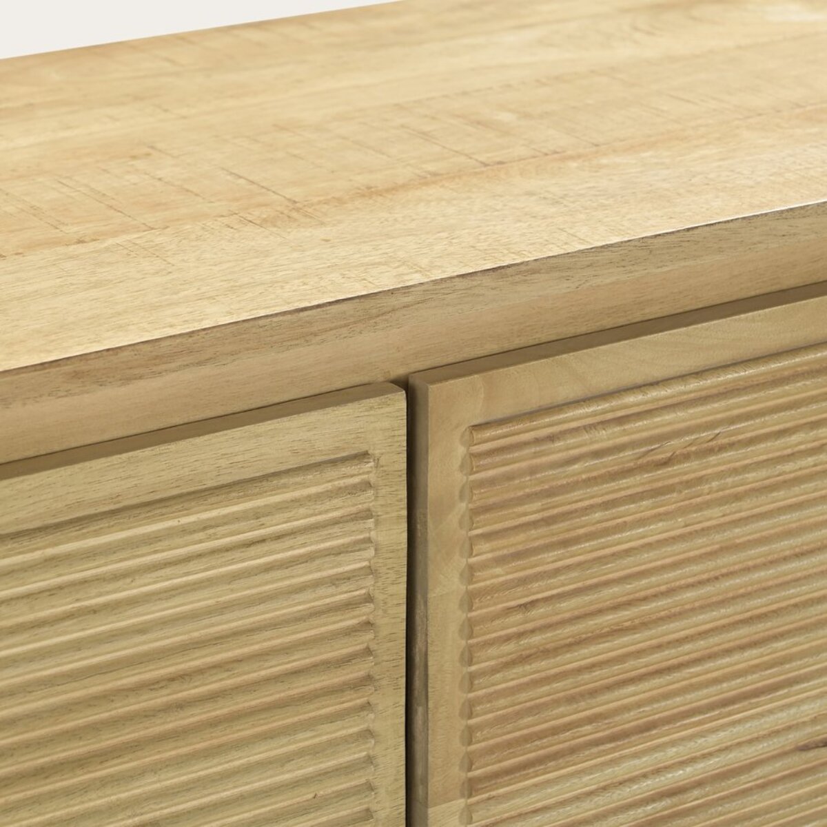 Meuble tv Bali -bois massif de mangue-couleur bahamas naturelles 180 x 50 x 40 cm