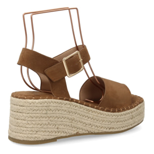 Sandalia cuña mujer cómoda verano