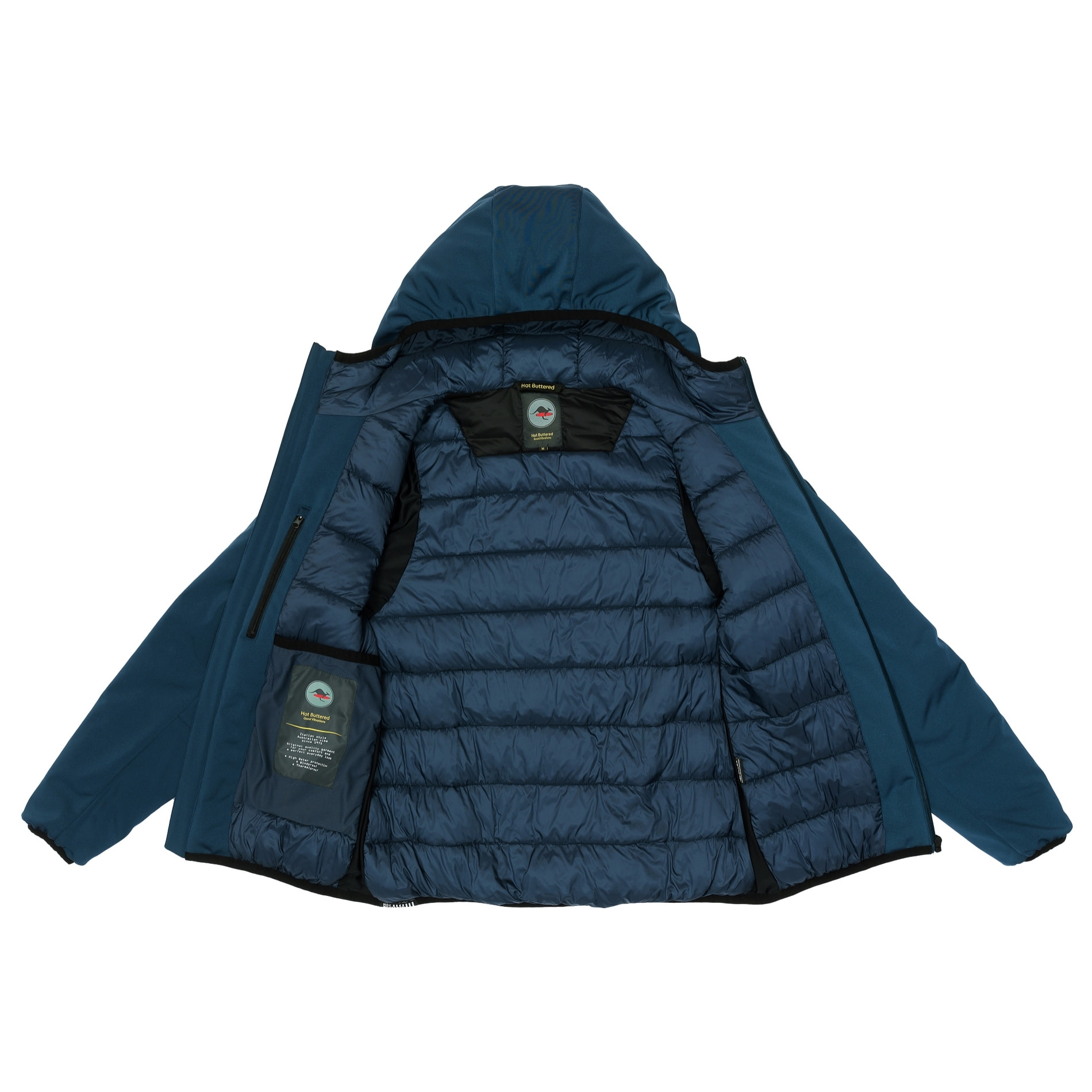 Giacca Hot Buttered termica impermeabile Andaz Blu chiaro.