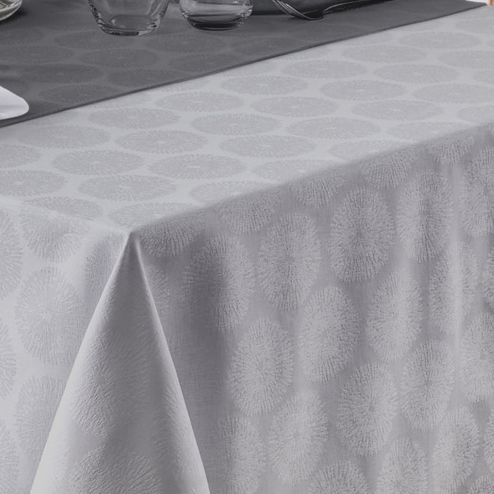 2 sets de table en damassés - Gris Perle