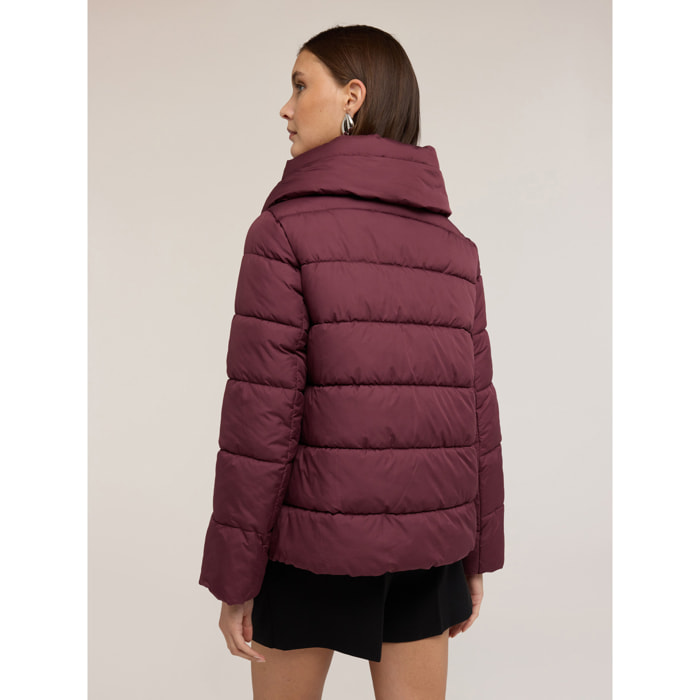 Motivi - Piumino pesante con collo alto - Bordeaux