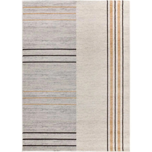 CRAFT Alfombra geométrica en tonos gris y beige, varias medidas disponibles