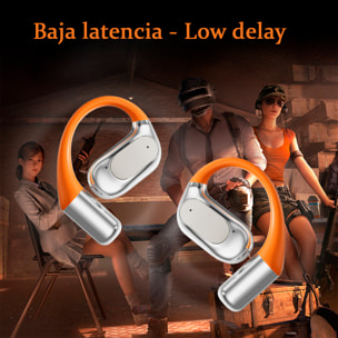 M113 Auriculares BT. Aitranslate con sonido ACS 360º, sonido direccional. Traductor con app 144 idiomas.