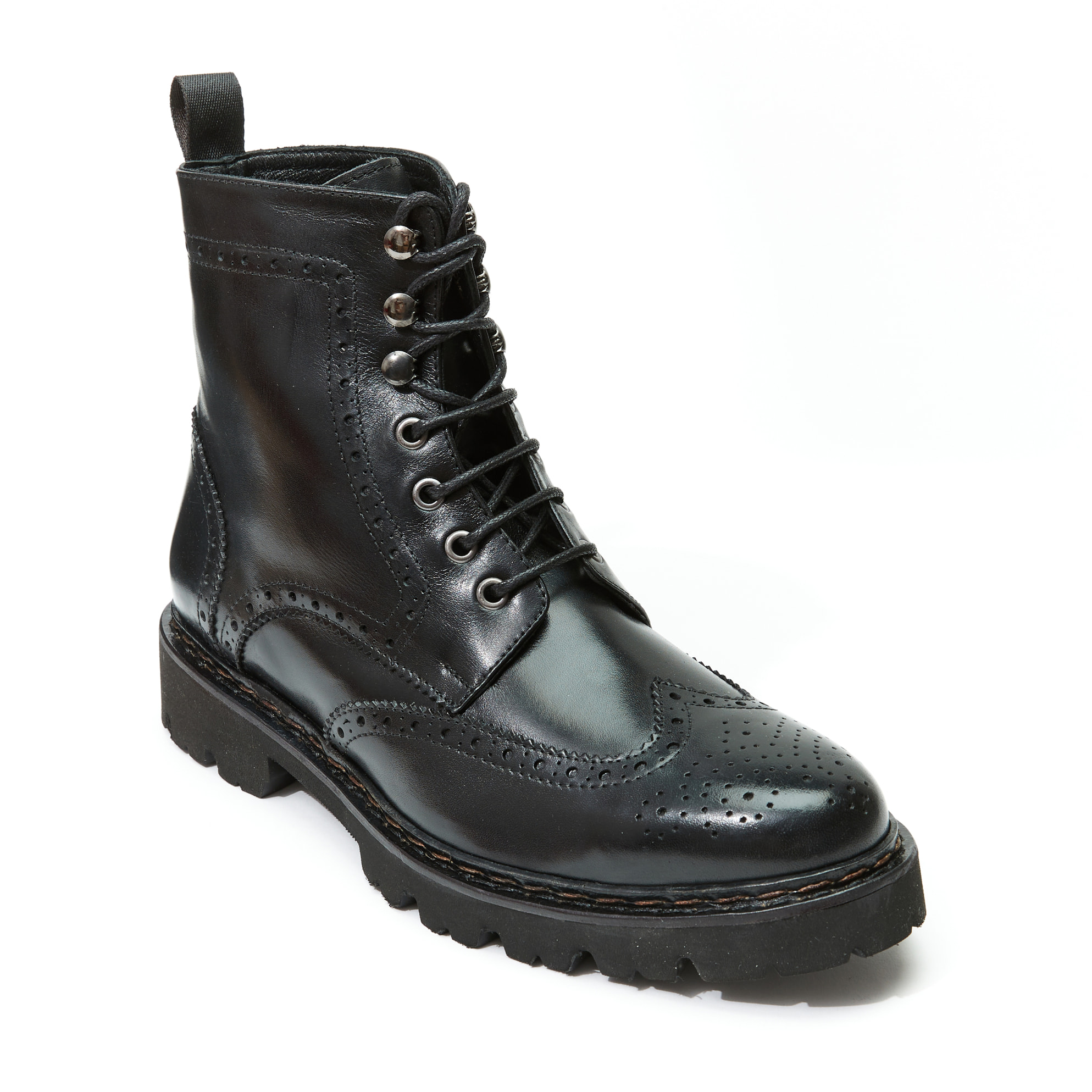 Derby boot British Passport nero