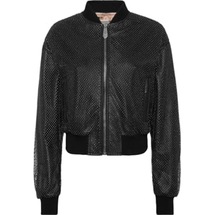 PHILIPP PLEIN Bomber de cuero