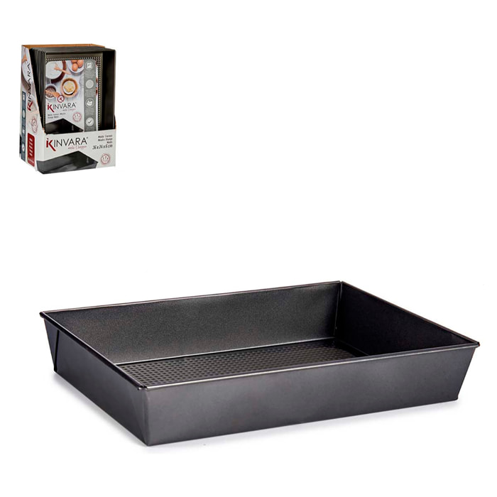 MOLDE RECTANGULAR METAL 36CM