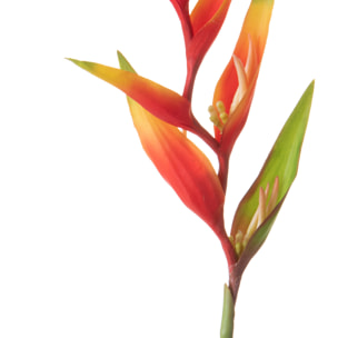 Heliconia 83 Cm - Pezzi 6 - 12X83X12cm - Colore: Arancio - Bianchi Dino - Fiori Artificiali