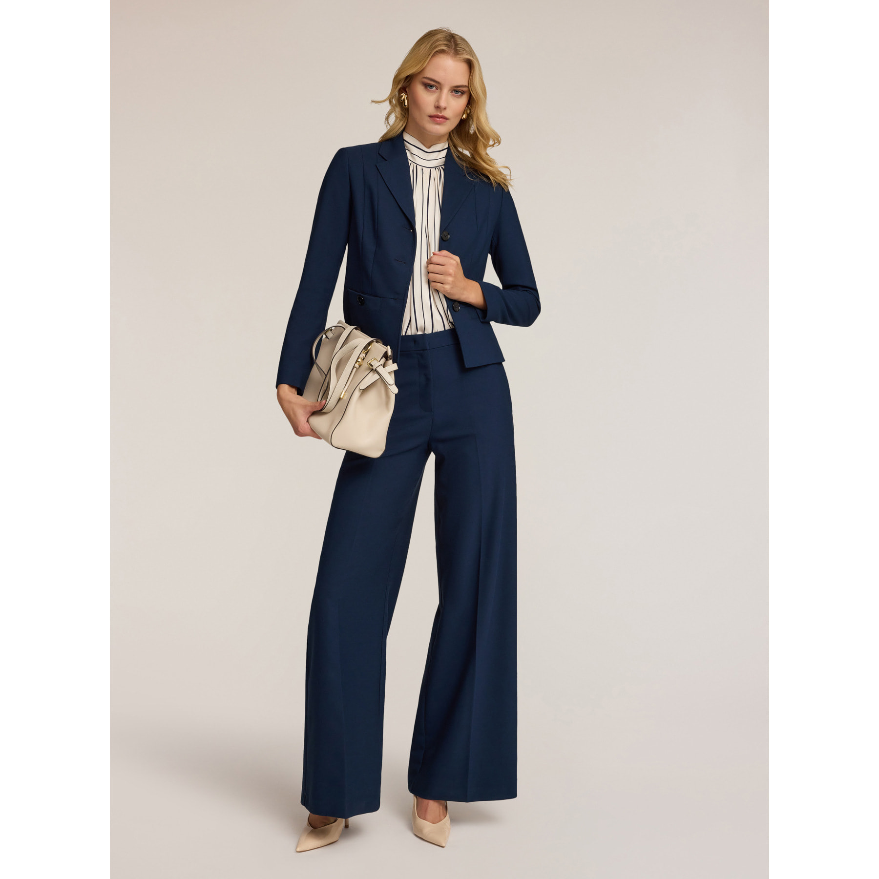 Motivi - Giacca blazer corta - Blu