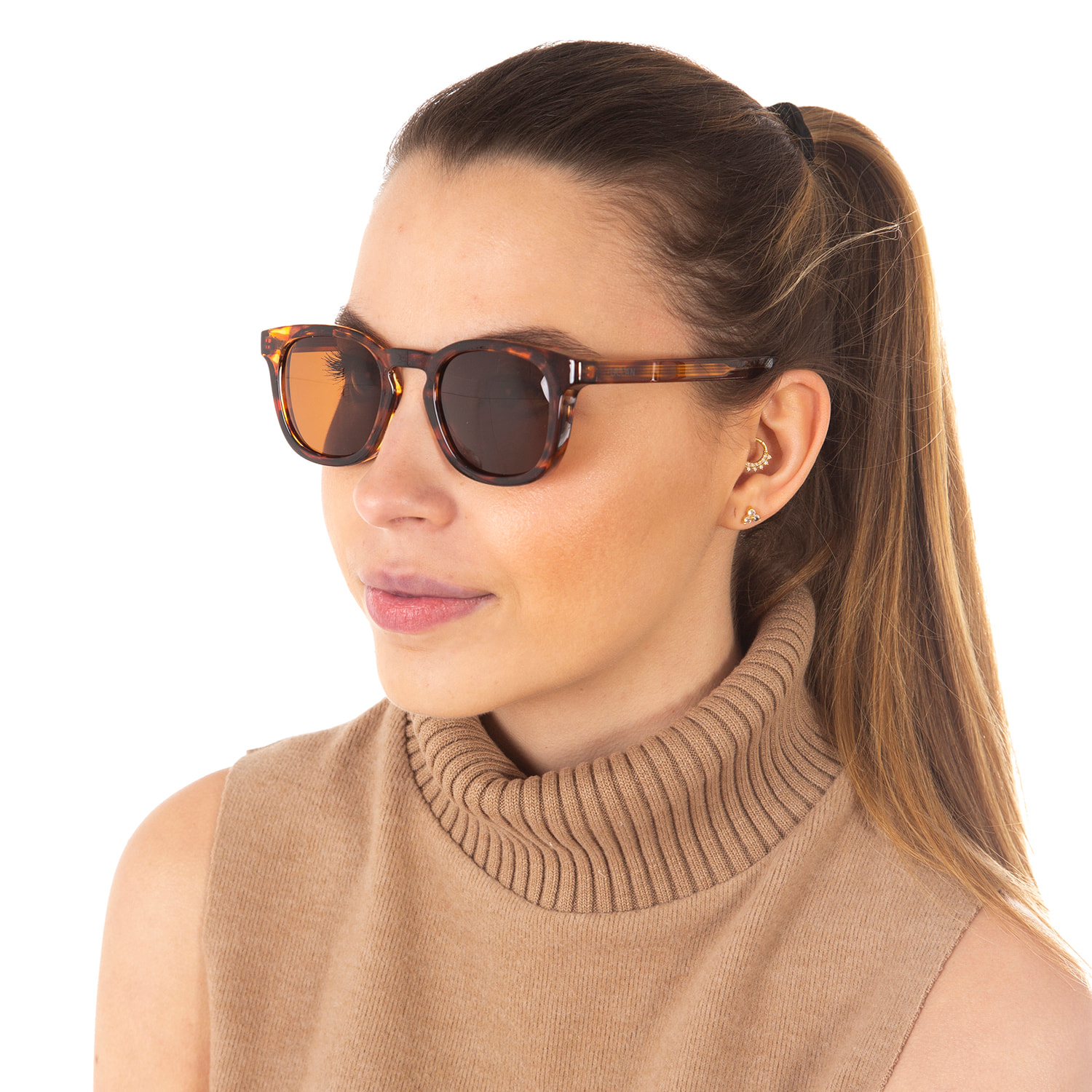 Gafas de sol OCEAN CASSIS - Marrón demi / Marrón polarizada
