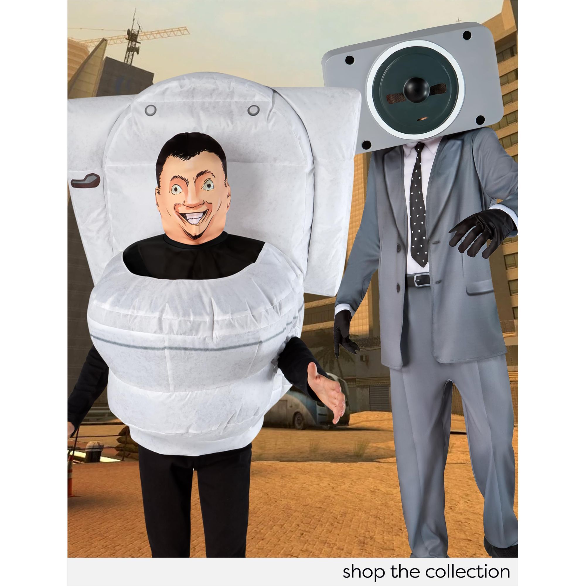 SKI-SPEAKERMAN BOYS COSTUME