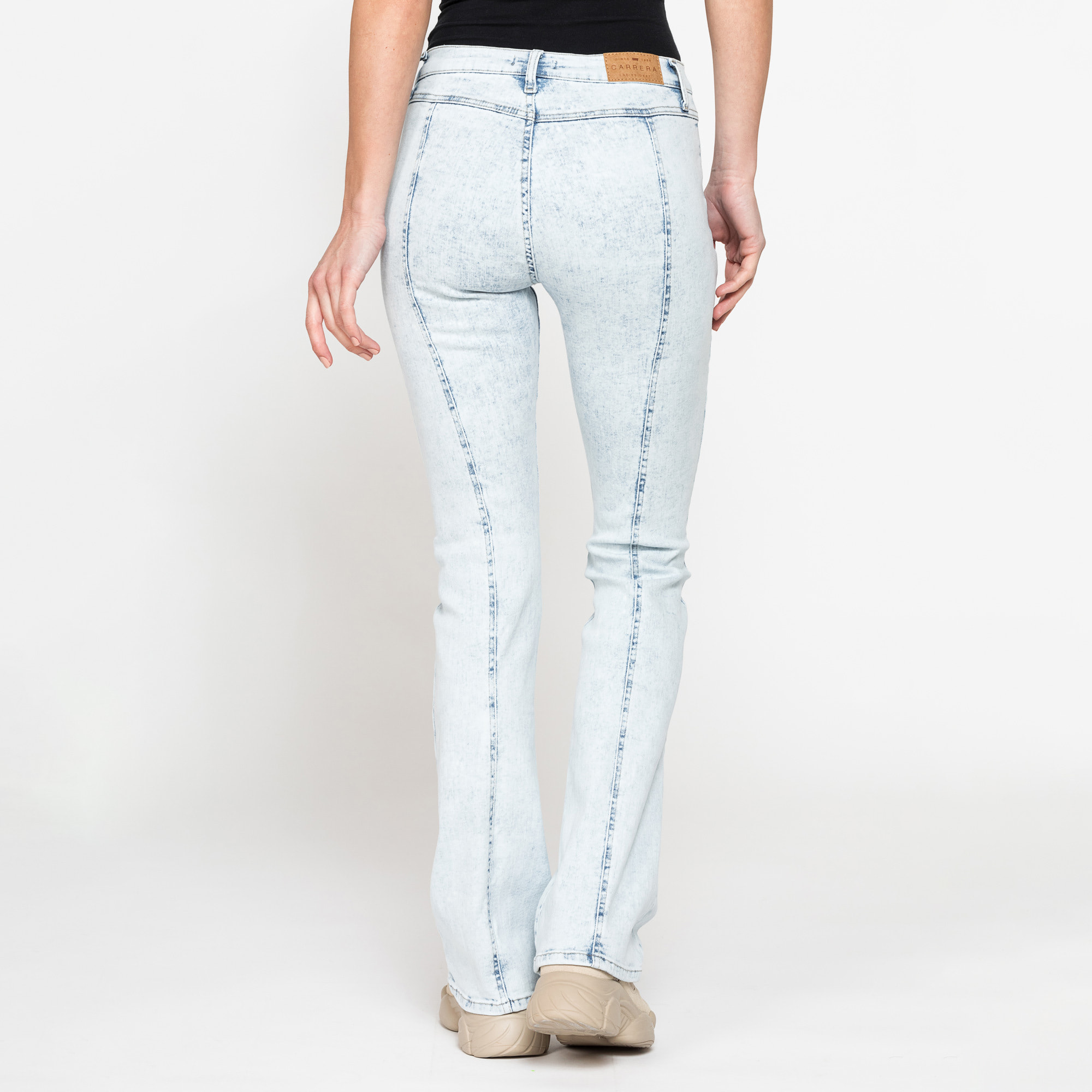 JEANS DONNA A ZAMPA