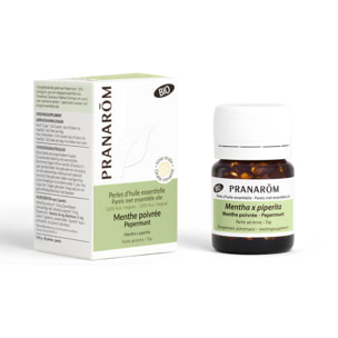 Pranarom - Perles d'Huile Essentielle de Menthe poivrée - Bio - 60 Perles