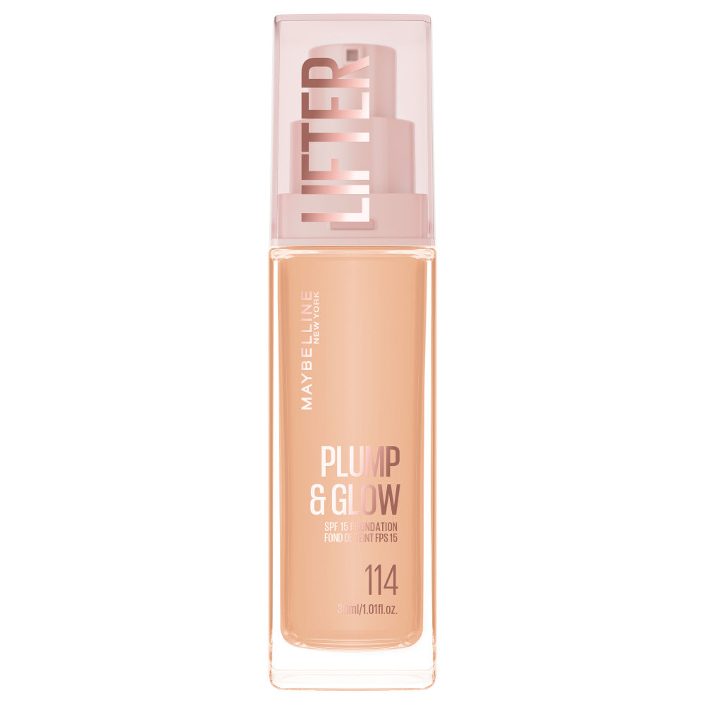 Maybelline New York Lifter Plump & Glow Foundation 114 30 ml