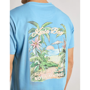 Camiseta Manga Corta Azul - Villagator