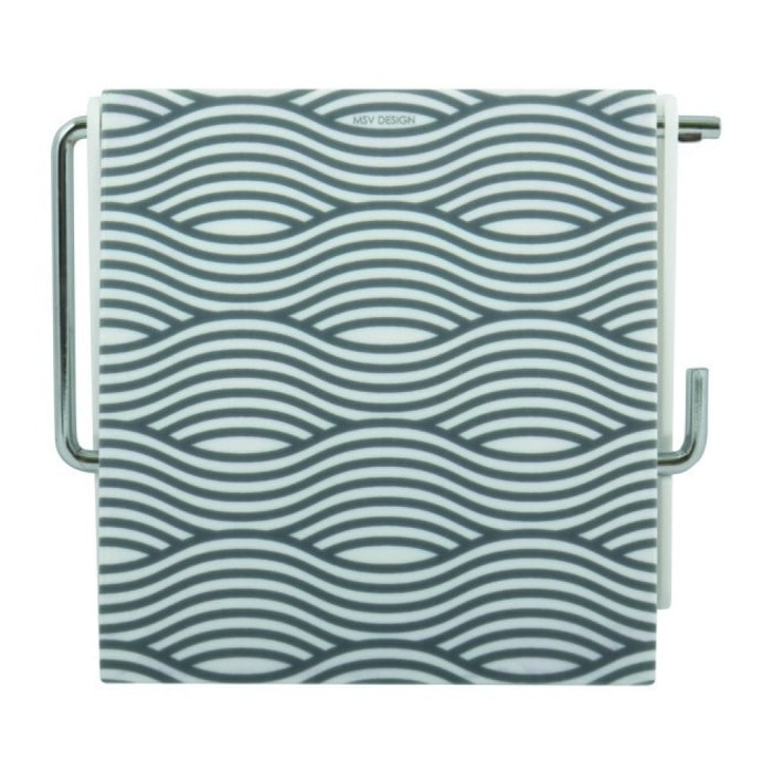 Porte rouleau papier wc WAVE Gris MSV